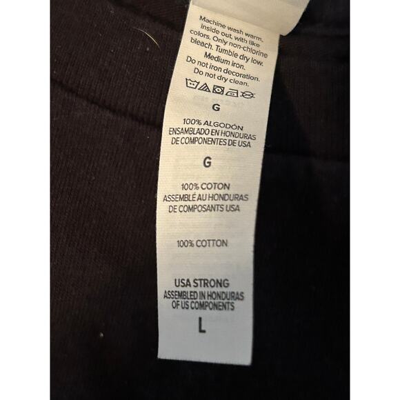 GUC Canvas Taco Bell Employee Short Sleeve Black T Shirt Uniform Size Large - Picture 4 of 5